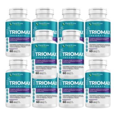 Imagem de Triomax Magné sio Treonato Malato Que lato 10 Potes x 60 cápsulas flor