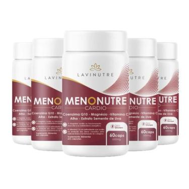 Imagem de Menonutre Cardio Coenzima Q10+Magnésio Bisglicinato-5 un - Lavinutre