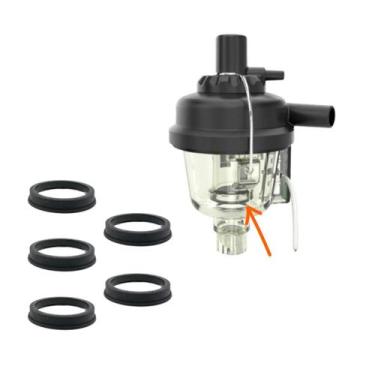 Imagem de Kit 5 Anel Vedação Copo Interno vaso Medidor de Leite Eletrônico da Gi