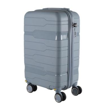 Imagem de Mala de bordo em Polipropileno 4 rodas 360º  - AeroMalas Japão, Azul c