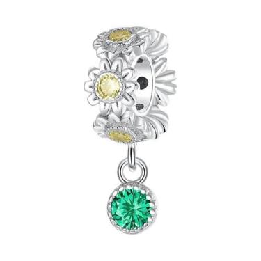 Imagem de Pingentes De Trevo De Quatro Folhas Verde, Abacate E Cacto Em Prata 92