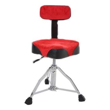 Imagem de Banco Bateria com Encosto Profire 23.4 Vermelho Camurça - SPANKING