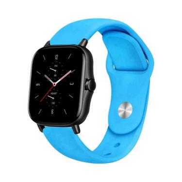Imagem de Pulseira De Silicone Amazfit 22-20mm Para GTS 4/3/2/2e/GTS2 Mini/GTR 4