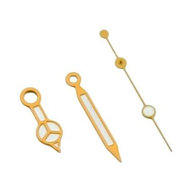 Imagem de Ponteiros De Relógio Luminosos Verdes Para Movimento Automático NH35 N