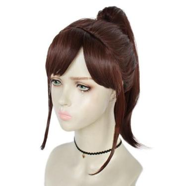 Imagem de Peruca de cosplay Attacks On Titans Sashas Braus Synthetic Hair - yiwe