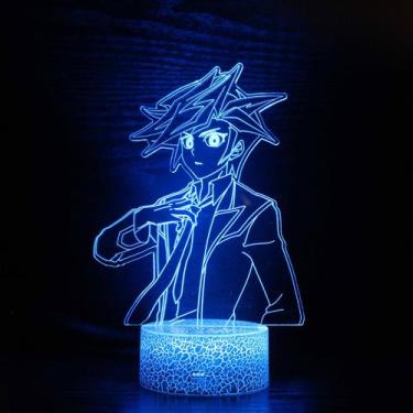 Imagem de Luz noturna LED 3D que muda de cor Yu Gi Oh Yugis Mutos Kids - yiweisa