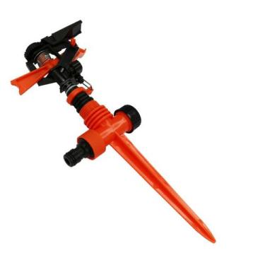 Imagem de Irrigação Giratória Aspersor 3 Jato para 360 Jardim de Mangueira Jardi