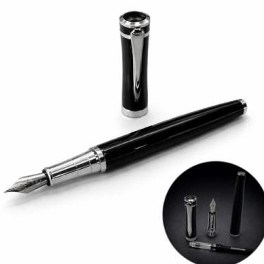 Imagem de Caneta Tinteiro Executiva Metal Presente 0,5Mm Gn2702 Luxo - Luyke