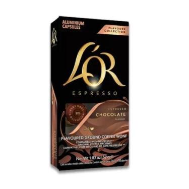 Imagem de Café L'Or Chocolate Lor Compatível Com Nespresso 10 Cápsulas