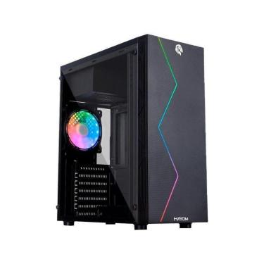 Imagem de Gabinete Gamer Hayom GB1705 RGB ATX Preto-Unissex