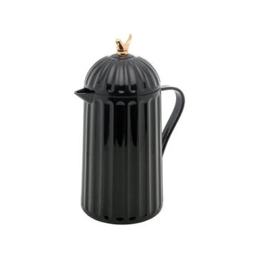 Imagem de Garrafa Térmica de Plástico Bird Preta 600 ML Wolff, 600ml, Preto