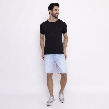 Imagem de Camiseta Industrie Básica Bordada Espanha Algodão Premium Masculina-Masculino