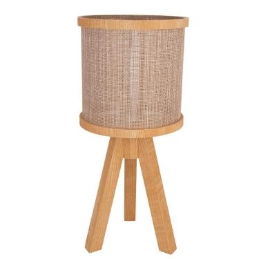 Imagem de Abajur Muller Oxford Tripé Natural 1 Lâmpada 130na