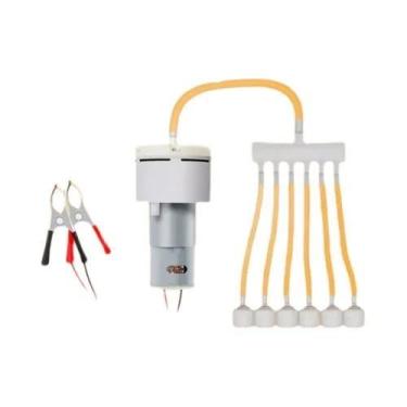 Imagem de Bomba De Ar Mini Ajustável PWM 12V Para Aquário, Tanque De Peixes E Ox