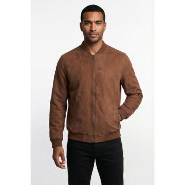 Imagem de Jaqueta suede básica masculina 91388 - - Kloze, Marrom, GG