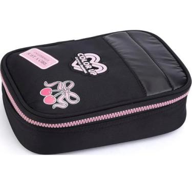 Imagem de Estojo Escolar Juvenil Quadriculado Color Lorena Queiroz I!m Literally