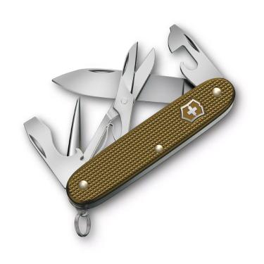 Imagem de Canivete Victorinox Pioneer X Alox Terra - com 9 funções - Cabo de Aluminio - Marrom - 0.8231.L24