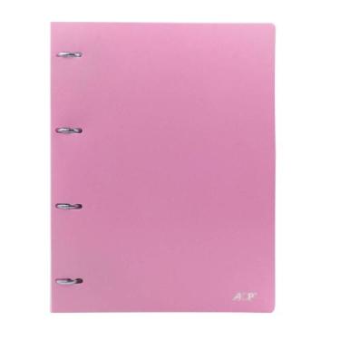 Imagem de Fichário Caderno Argolado A4 Acp Sweet Tons Pastéis, Rosa