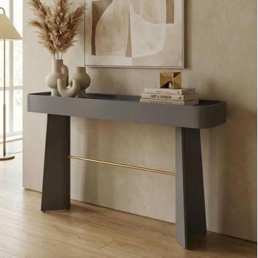 Imagem de Aparador para Sala 136cm com Travessa em Metal 100% MDF - Casa Lar Inc