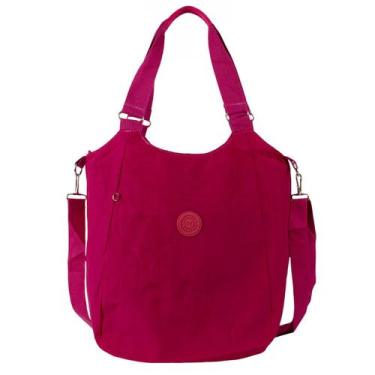 Imagem de Bolsa Sacola Lisa Pelucia Espaçosa Alça Transversal Reforçada Dia Dia 