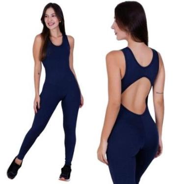 Imagem de Macacao de Academia Fitness Liso Solange-Feminino