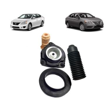 Imagem de Kit Coifa Batente Coxim Amortecedor Dianteiro Esquerdo Sentra 2013 201