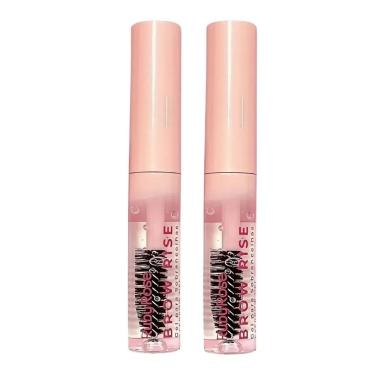 Imagem de Gel Fixador De Sobrancelhas Incolor Ruby Rose Brow Rise, Longa Duração Volume Natural,...