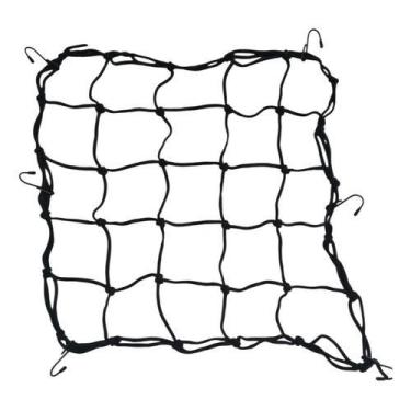 Imagem de Rede Elástica Aranha P/ Moto 40x40 Capacete Carga Bagageiro - import