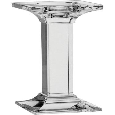 Imagem de CASTIÇAL PORTA VELA DECORATIVO ESPECTRUM CRISTAL 19x7x7cm TRANSPARENTE