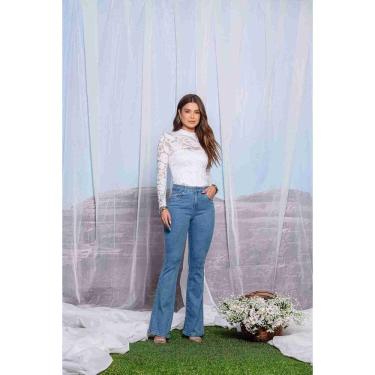 Imagem de Calça Jeans Feminina Flare - 32085