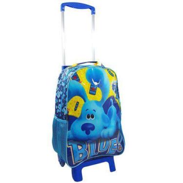 Imagem de Mochila com rodinha blue's clues grande 50x30x13cm - dmw - DERMIWIL