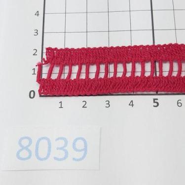 Imagem de 5m Ponto Palito Entremeio 2cm Renda Algodão confecção artesanatos acab