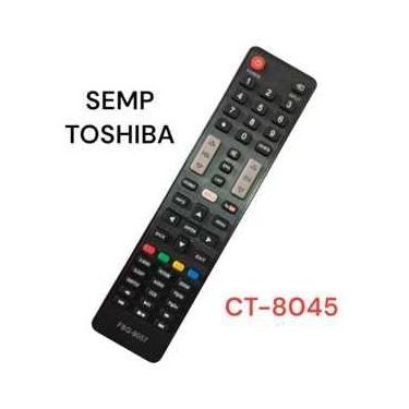 Imagem de Controle Remoto Compatível Smart Semp Toshiba Ct8045 Fbg9057 Le7263