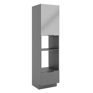 Imagem de Armário de Cozinha Paneleiro 1 Porta 1 Gaveta Lumina 60cm - Telasul, C