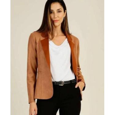 Imagem de Blazer Neoprene Feminino - Dulci, Caramelo, M