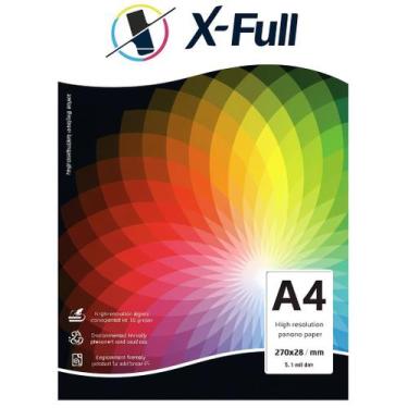 Imagem de Papel Fotográfico High Glossy A4 -115g A4 X-FULL - XFULL, 50