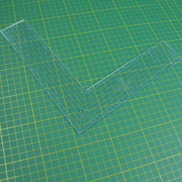 Imagem de Régua Quilting para Encadernação 9" Polegadas - 26335 - Kriativa
