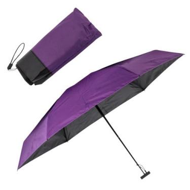 Imagem de Sombrinha Super Mini Black Out Compacta - Roxo - Tuut