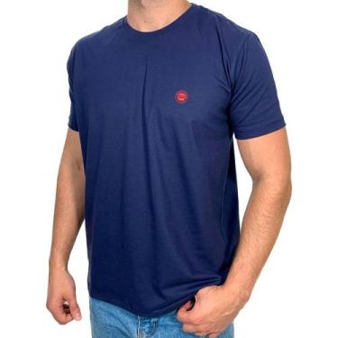 Imagem de Camiseta Masculina Basica Azul Marinho Dawson New, Azul, Marinho, P