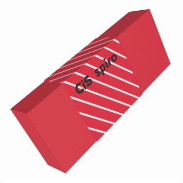 Imagem de Borracha cis spiro resina sintética e pigmento, Vermelho