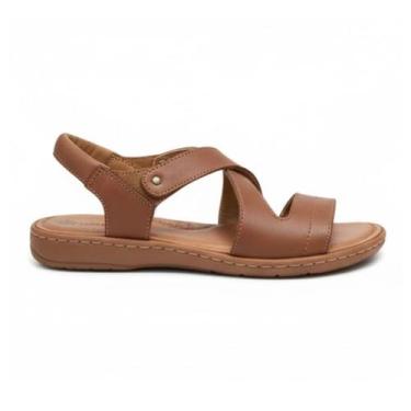 Imagem de Sandalia Feminina Ortopedica Elastico New Face 39551, 36, Telha