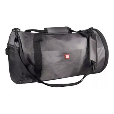 Imagem de Bolsa Sacola Esportiva Mala De Mão Transversal Viagem Wilson, Cinza