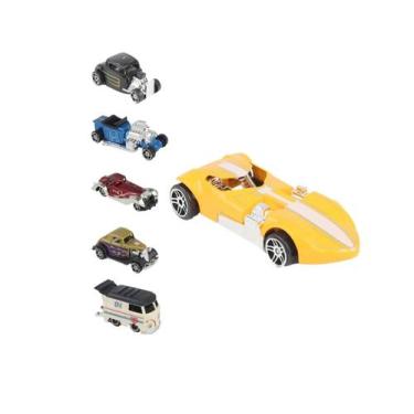 Imagem de Kit Brinquedo Colecionador 3 Carrinhos Ferro Hot Wells Kid