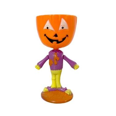 Imagem de Taça Halloween de Plástico Boneco Assustador - Extra Festas, Abóbora