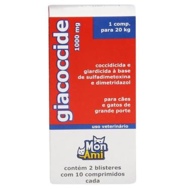 Imagem de Giacoccide Mon Ami 1000mg com 20 Comprimidos