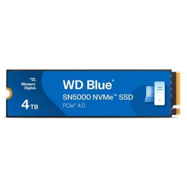 Imagem de SSD M.2 Western Digital WD Blue SN5000 4TB NVMe PCIe 4.0 - WDS400T4B0E