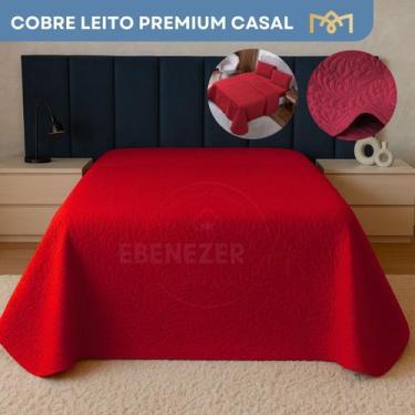 Imagem de Cobre Leito Colcha Slim Cama Casal Bordado Modelo Exclusivo Avulso Ant