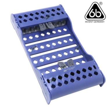 Imagem de Estojo Para Esterilização Azul Escuro 8 Peças com Trava - 6B Invent Ge