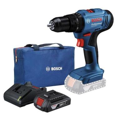 Imagem de Furadeira Parafusadeira de Impacto Bosch GSB 183-LI com 1 Bateria 18V
