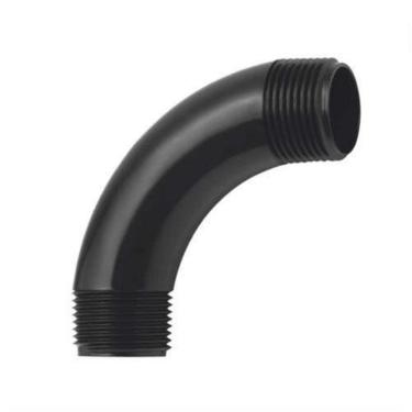 Imagem de Eletroduto Rígido Roscável Curva 90 graus  Curta para Eletroduto Roscável 3-4 Preto Amanco PVC Bivolt